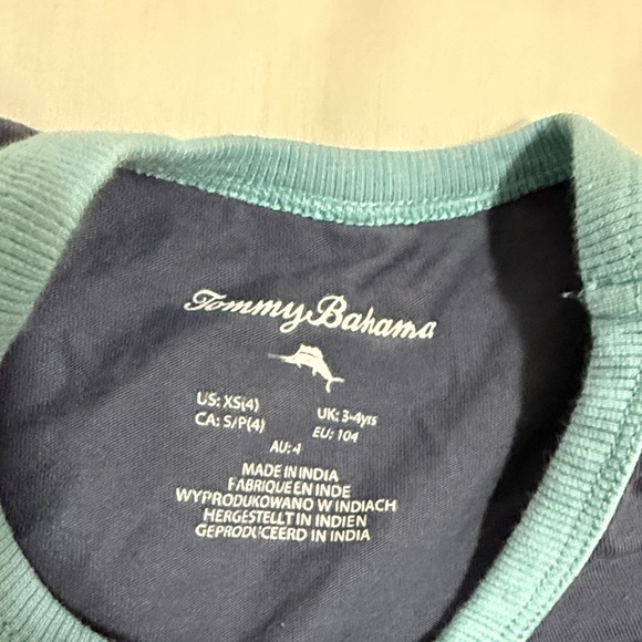 Tommy Bahama Navy Tank Top with Skateboard Graphics - Picture 2 of 15